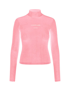 Faye High Neck w/Logo - Cream Pink (Lev. Marts 2026)