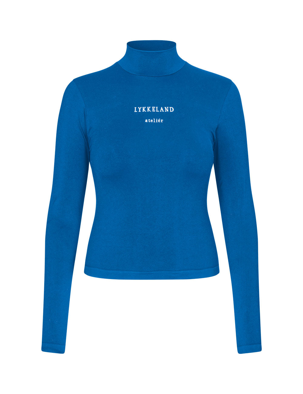 Faye High Neck w/Logo - Strong Blue (Lev. Marts 2026)