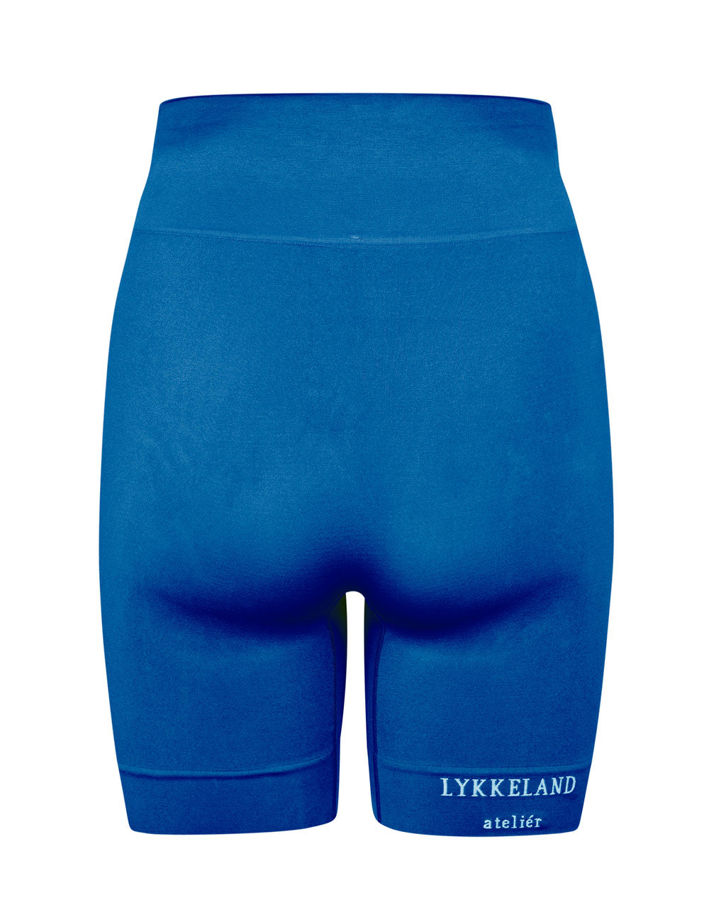 Honest Midwaist Shorts w/Logo - Strong Blue (Lev. Februar 2026)