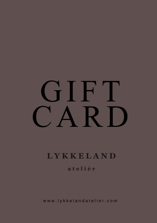 LYKKELAND atelier gift card