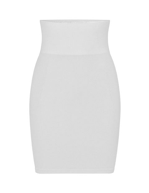 Second Skin High waist tube skirt - White