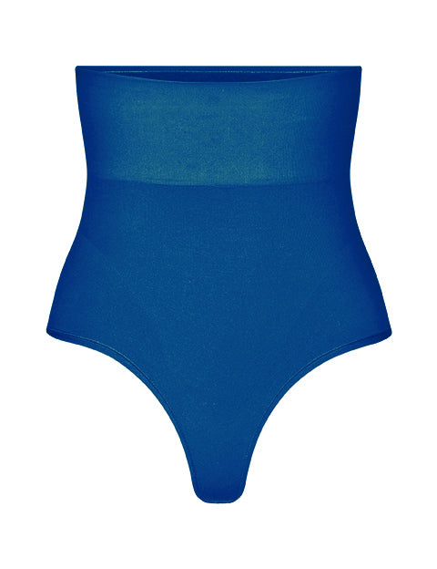 Second Skin High waist thong - Strong Blue (Lev. Februar 2026)
