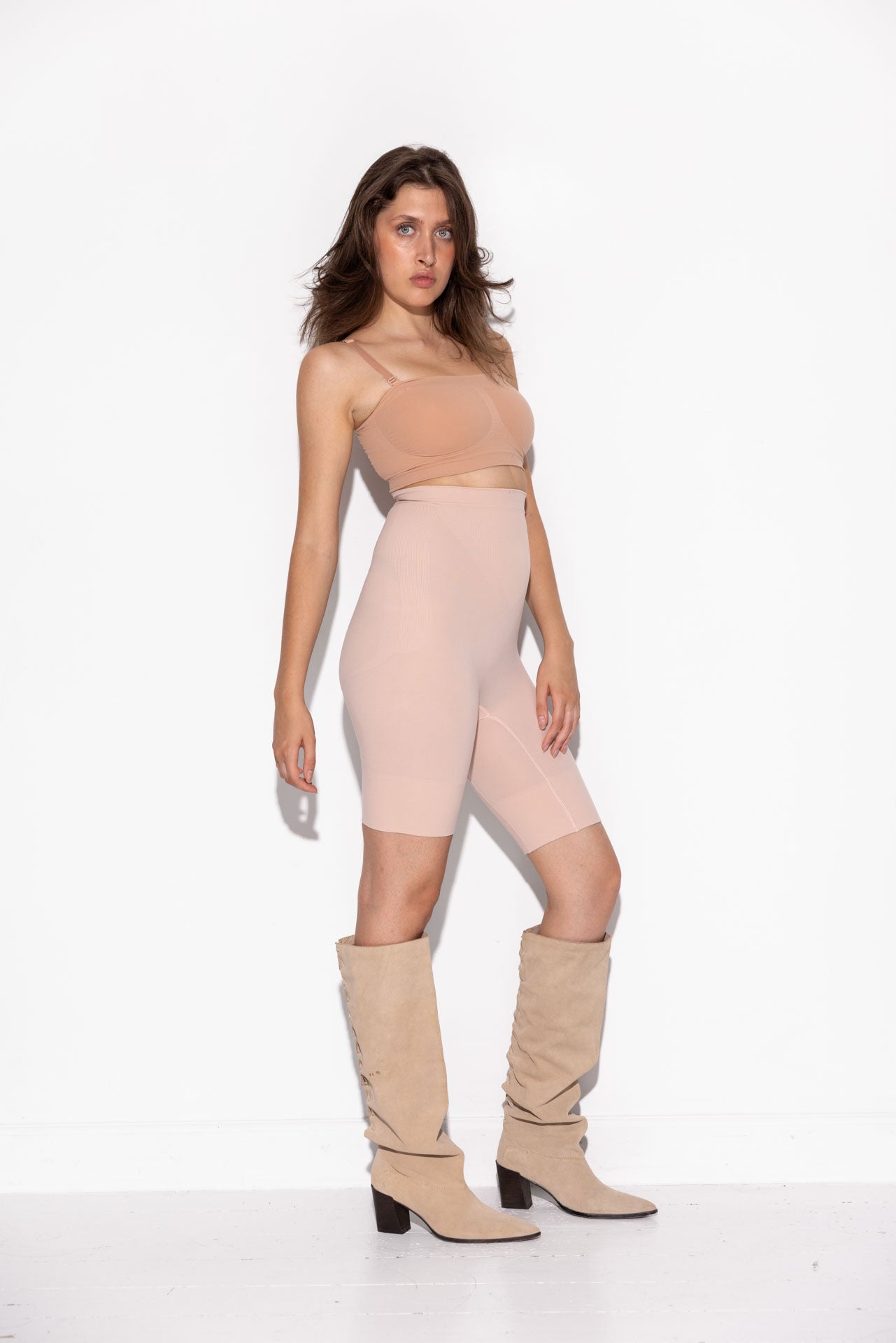 Alfie Shaping Shorts - Dust Rose (skjult skridt åbning) (Lev. Februar 2026)