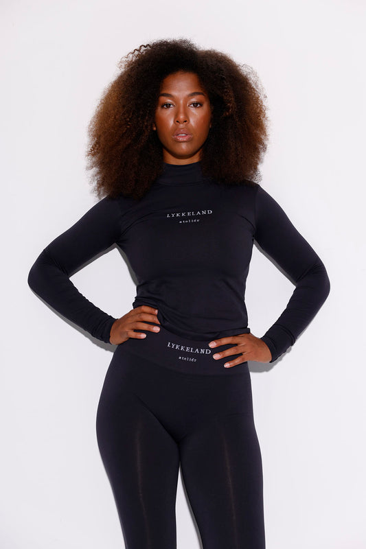 Faye High Neck w. Logo
