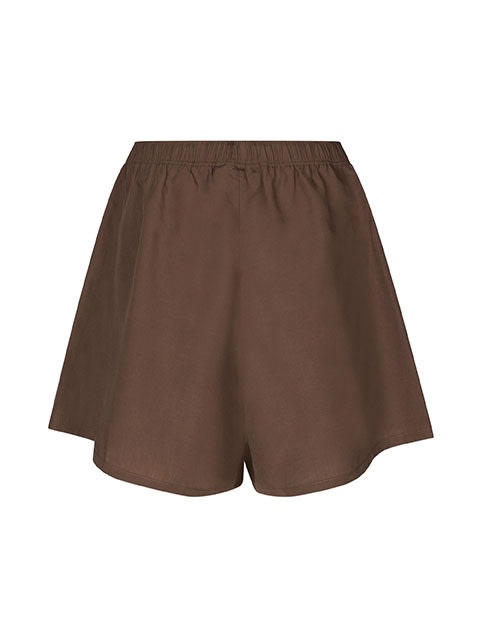 Snuggle pajama shorts - Chocolate